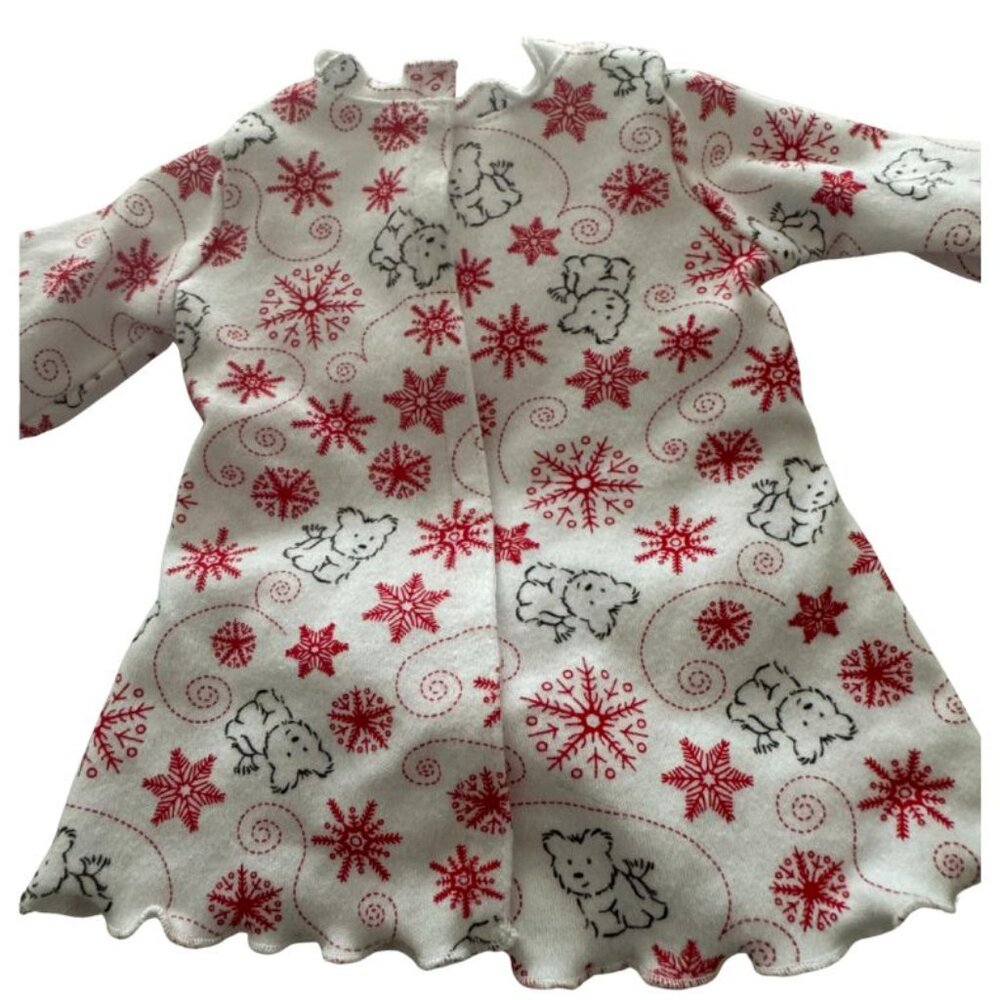 American Girl Coconut Pajamas Westie Dog PJs Tunic Slippers Smart Charm Retired - Picture 4 of 11